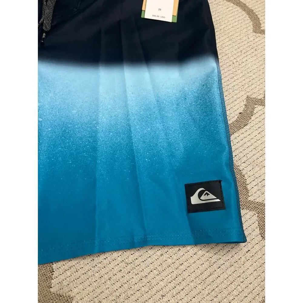 Quiksilver Highline Surf Silk Slab youth board shorts, size 29/ 16, MSRP $45
